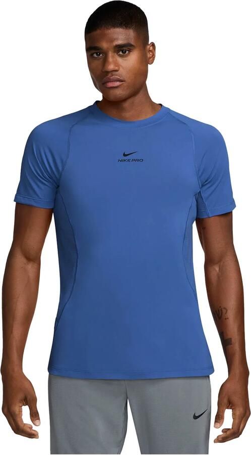 Nike Pro Training Dri-FIT herentop met korte mouwen Blauw - Foto 5