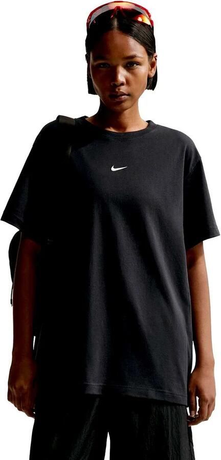 Nike oversized T-shirt met korte mouwen voor dames Zwart - Foto 4