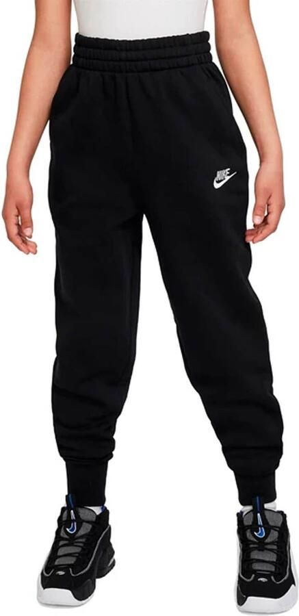 Nike Club Fleece aansluitende sbroek met hoge taille Zwart - Foto 5