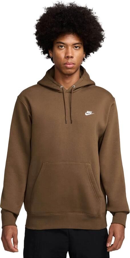 Nike Club fleecehoodie voor heren Bruin - Foto 5