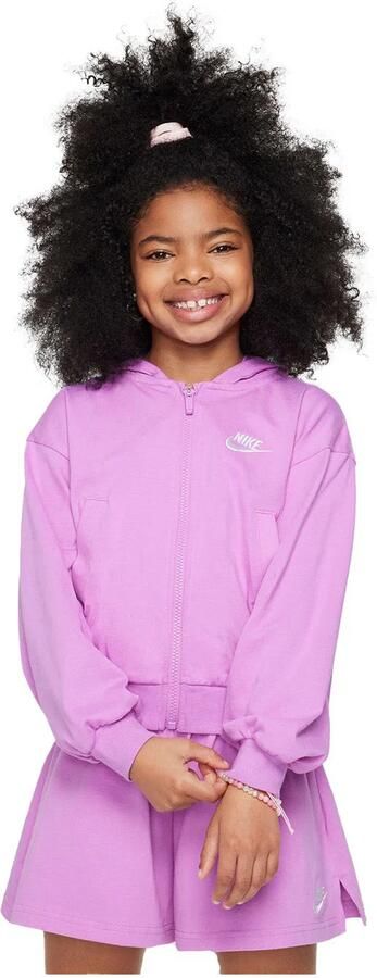 Nike Sportswear Hoodie met rits voor meisjes Paars