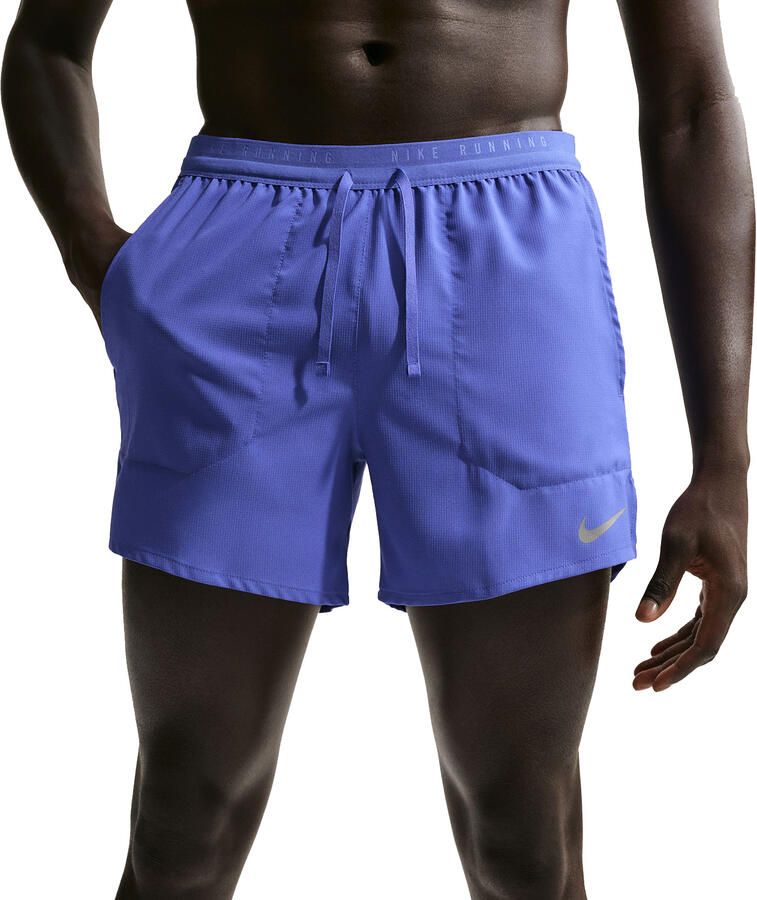 Nike Stride Dri-FIT hardloopshorts met binnenbroek voor heren (13 cm) Blauw - Foto 4
