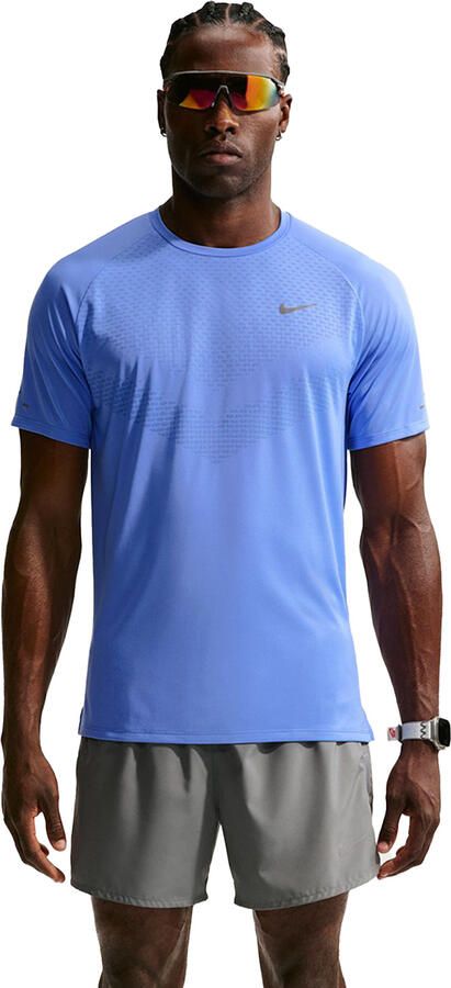 Nike Stride Dri-FIT ADV hardlooptop met korte mouwen voor heren Blauw - Foto 5