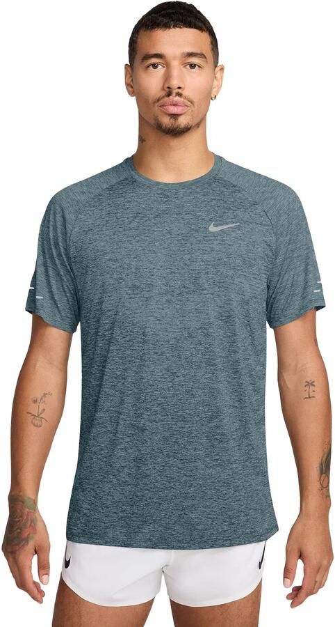 Nike Stride Dri-FIT ADV hardlooptop met korte mouwen voor heren Grijs - Foto 5