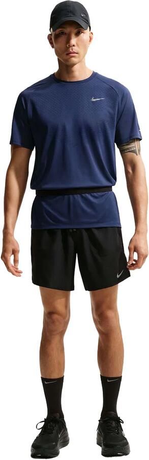 Nike Stride Dri-FIT ADV hardlooptop met korte mouwen voor heren Blauw - Foto 5
