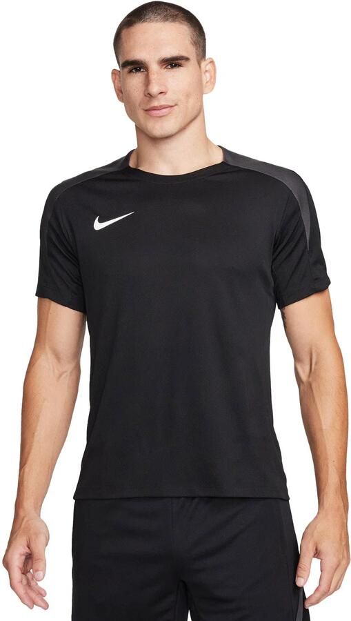 Nike Strike voetbaltop met Dri-FIT en korte mouwen voor heren Zwart - Foto 5