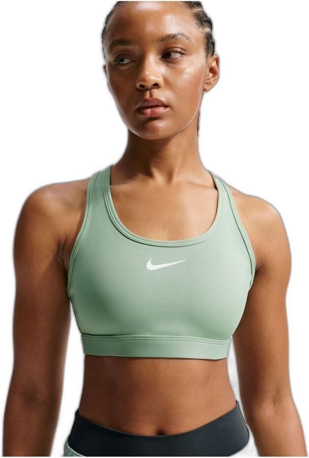 Nike Swoosh Padded sport-bh met medium ondersteuning Groen - Foto 4