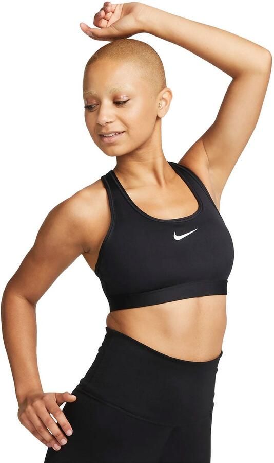 Nike Swoosh Padded sport-bh met medium ondersteuning Zwart - Foto 10
