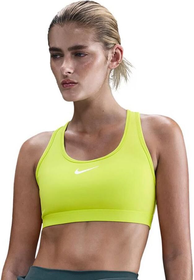 Nike Swoosh Medium Support padded sport-bh Groen - Foto 5