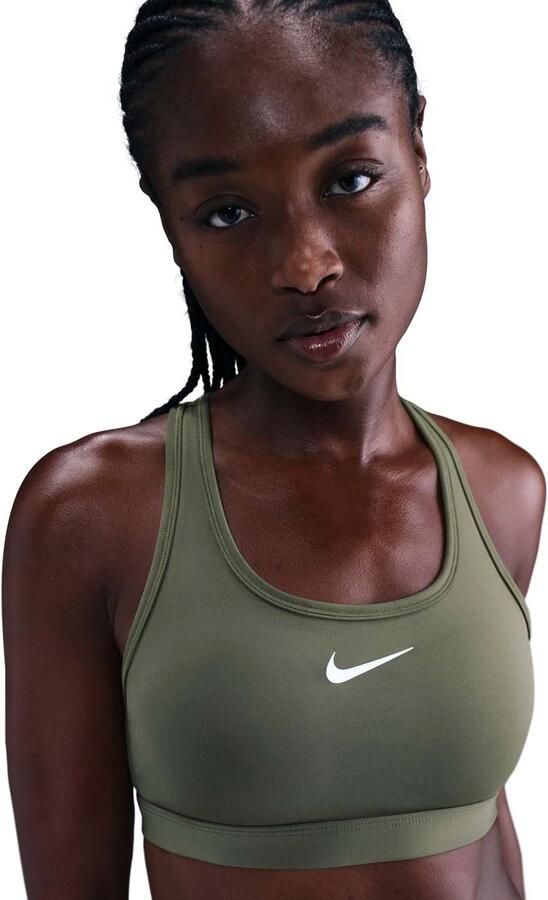 Nike Swoosh Medium Support padded sport-bh Groen - Foto 5