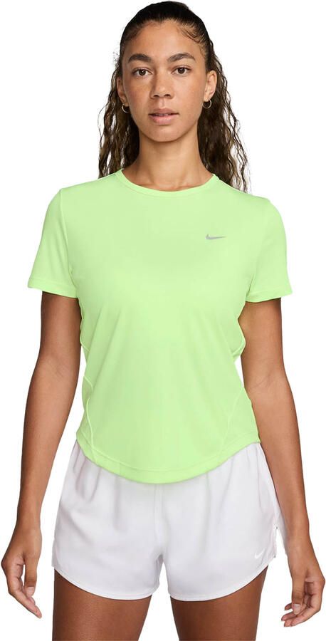 Nike Tempo Dri-FIT hardlooptop met korte mouwen voor dames Geel