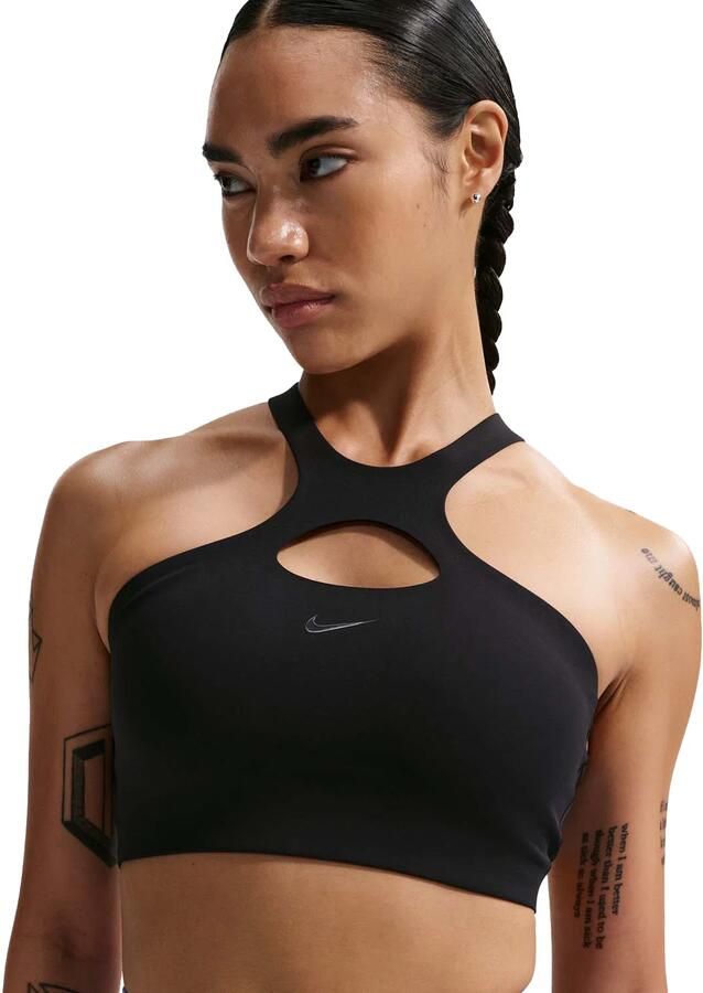Nike Universa padded sport-bh met medium ondersteuning Zwart - Foto 4