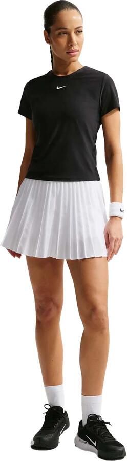 Nike Victory Dri-FIT tennistop met korte mouwen voor dames Zwart - Foto 5