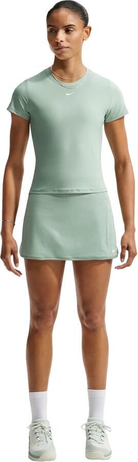 Nike Victory Dri-FIT tennistop met korte mouwen voor dames Groen - Foto 6