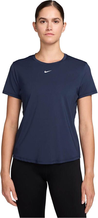 Nike One Classic Dri-FIT damestop met korte mouwen Blauw - Foto 5