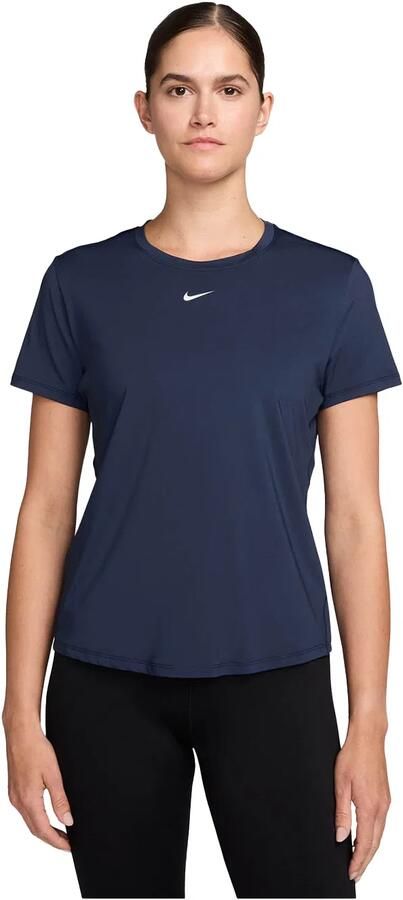 Nike One Classic Dri-FIT damestop met korte mouwen Blauw - Foto 5