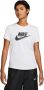 Nike Sportswear Essentials Logo T-shirt T-shirts Kleding white black maat: L beschikbare maaten:XS S M L XL - Thumbnail 4