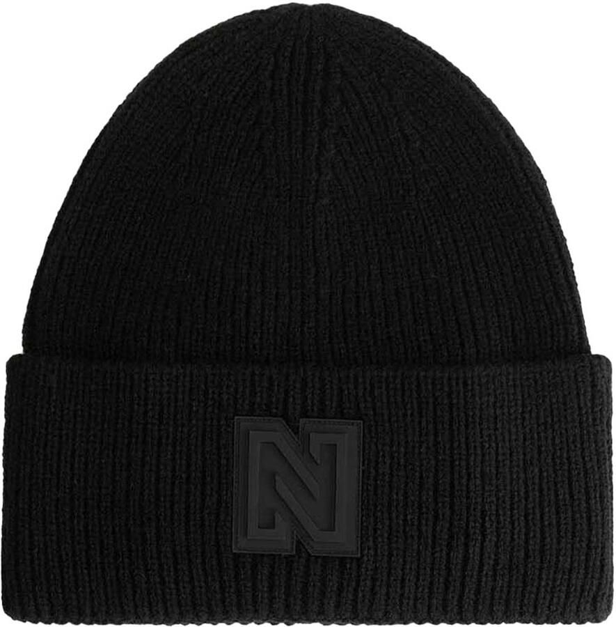 NIKKIE muts met logo Gabin Ski zwart