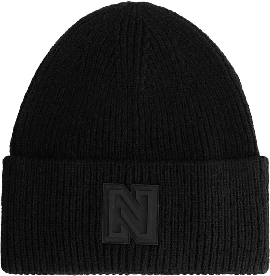 NIKKIE muts met logo Gabin Ski zwart