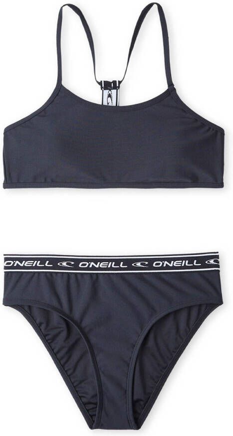 O'Neill crop bikini Sportclub Active zwart Meisjes Polyester 104 - Foto 2