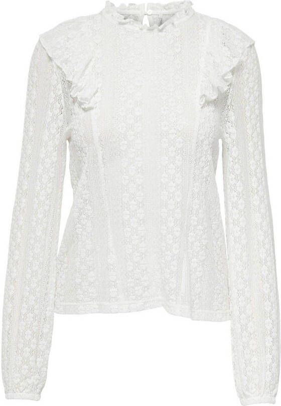 Only Aya Frill Lace Top