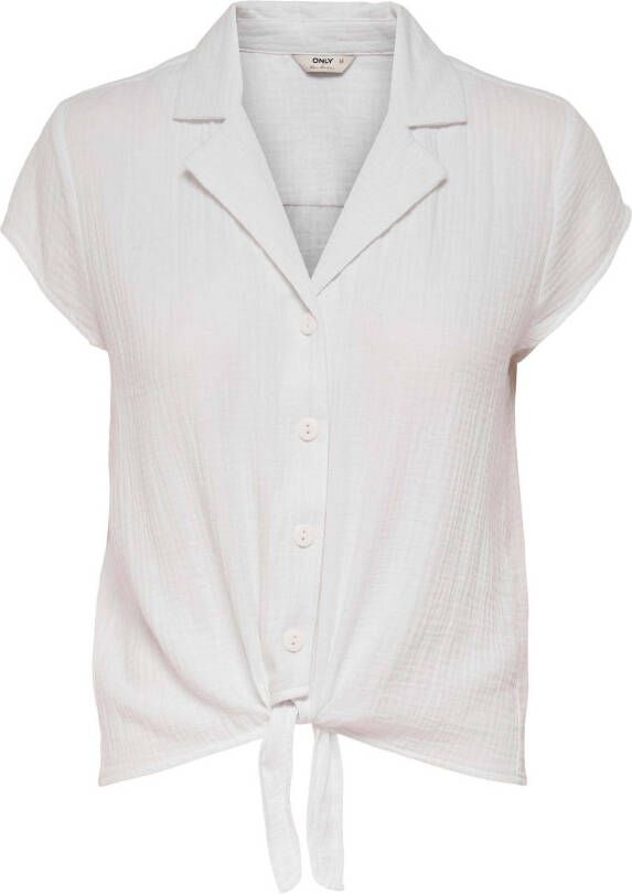 Only Capsleeve Knot Shirt