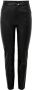 Only emily zwarte high waist straight fit leerlook ankle broek valt kleiner - Thumbnail 3