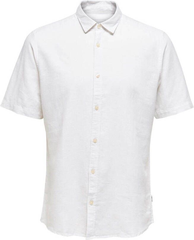 Only&sons Caiden Solid Linen Shirt