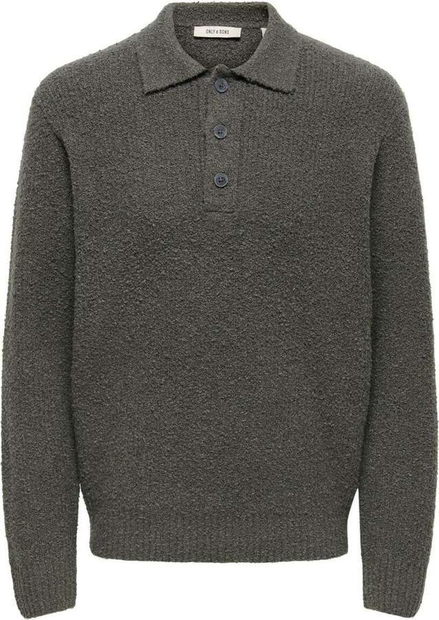 Only & Sons Dale Relaxed Ls Polo Knit