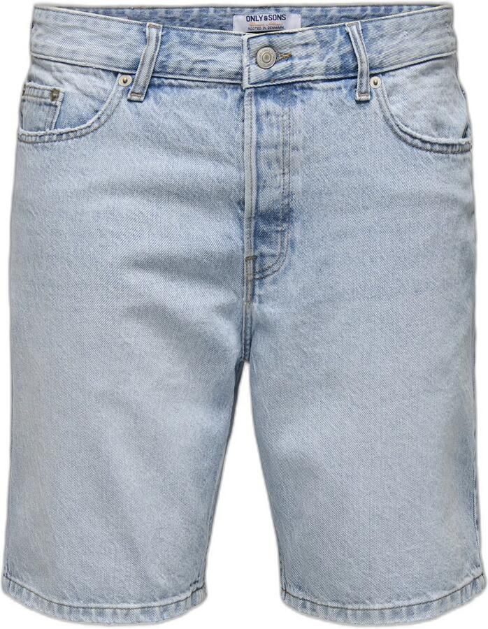 Only & Sons straight leg korte jeans van puur katoen model 'EDGE' - Foto 4