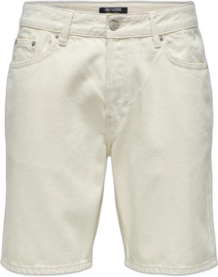 ONLY & SONS Short ONSEDGE ECRU 2044 PIM DNM SHORTS - Foto 4