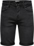 Only & Sons Zwarte Herenshorts met Ritssluiting en Knoopsluiting Black Heren - Thumbnail 2