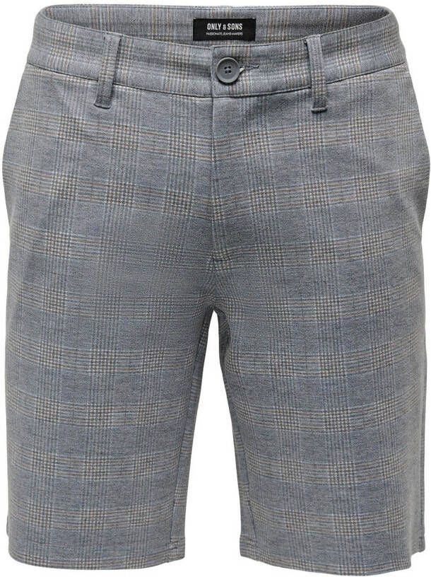 Only&sons Mark Check Shorts