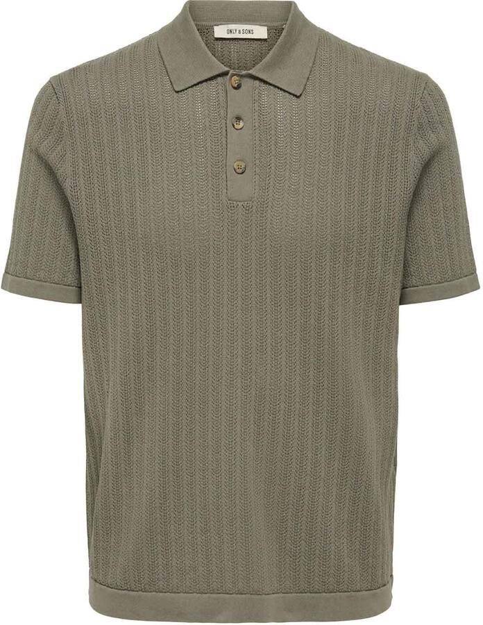 Only & Sons regular fit poloshirt van katoenmix model 'MOON' - Foto 4