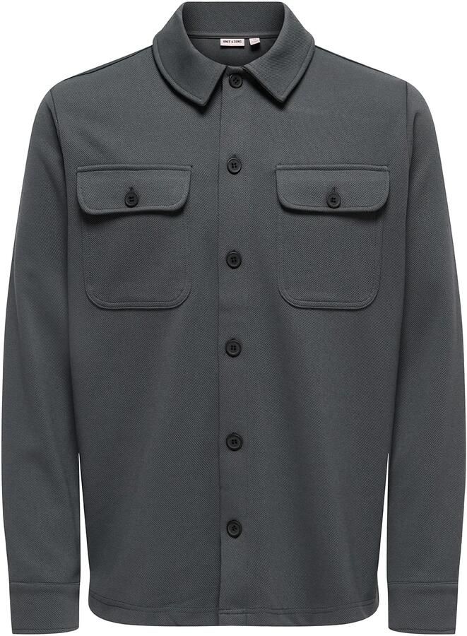 Only & Sons Regular fit overhemdjack met viscose Model 'NEWKODYL'
