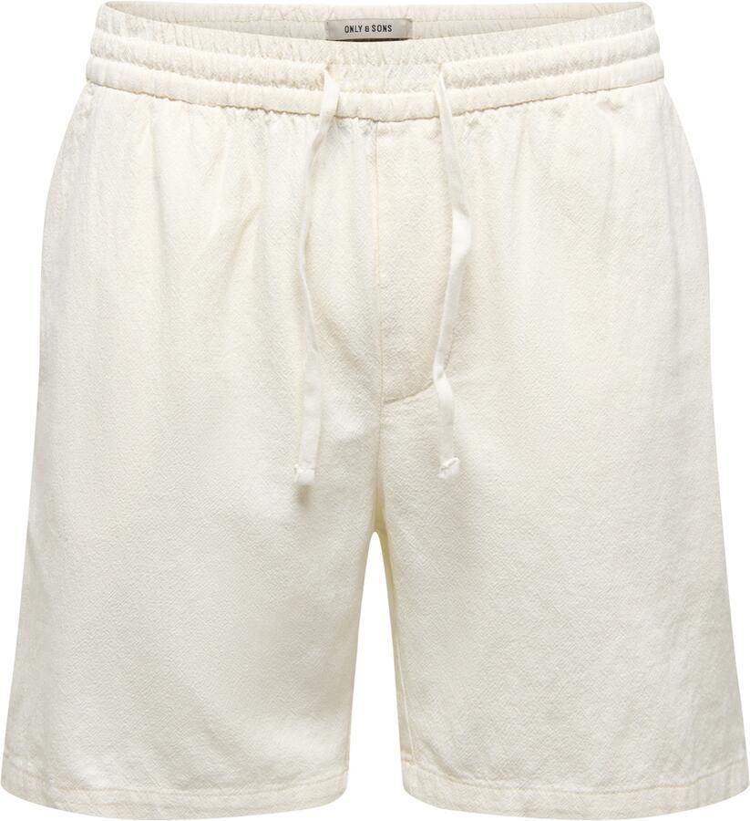 Only & Sons Tel 0570 Cotton-linen Shorts