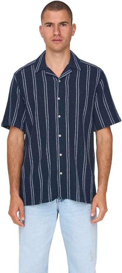 Only & Sons Vrijetijdsoverhemd met reverskraag model 'TREV'