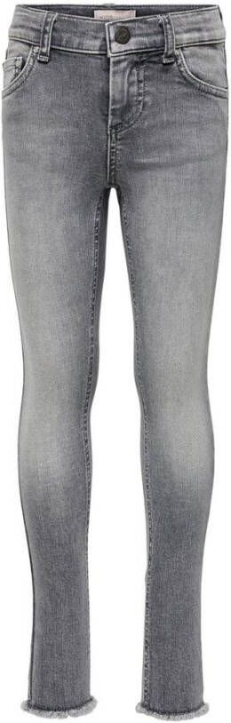 Only Kids Blush Skinny Raw Jeans Junior