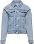 Only KIDS GIRL spijkerjas KONSARA light blue denim Blauw Meisjes Stretchdenim Klassieke kraag 116 - Thumbnail 2