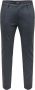 Only & Sons Tapered fit stoffen broek met fijn all-over motief model 'Mark' - Thumbnail 2