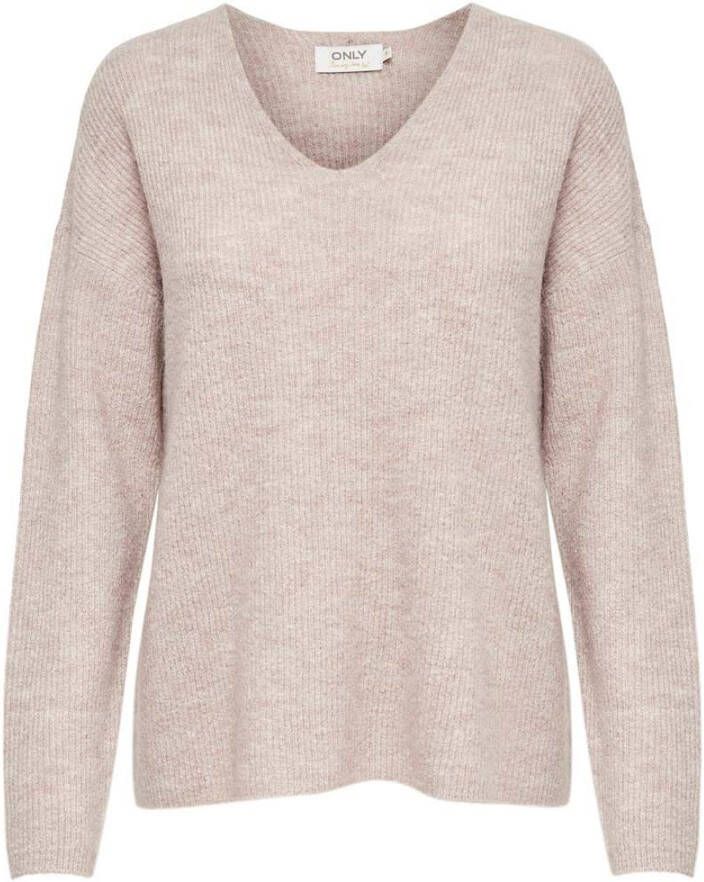 Only Onlcamilla V-neck L s Pullover Knt