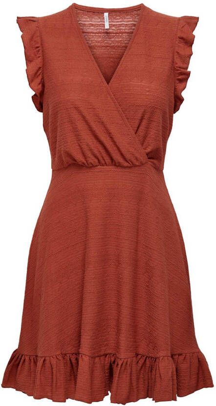 Only Onlcilia S l Frill Wrap Dress