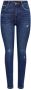 ONLY high waist skinny jeans ONLMILA dark blue denim - Thumbnail 2