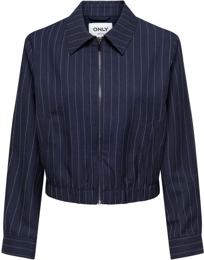 Only Aline Ls Pinstripe Bomber Jacket