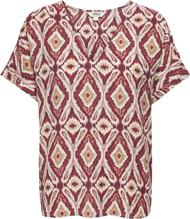 ONLY regular fit top met print meerkleurig - Foto 3