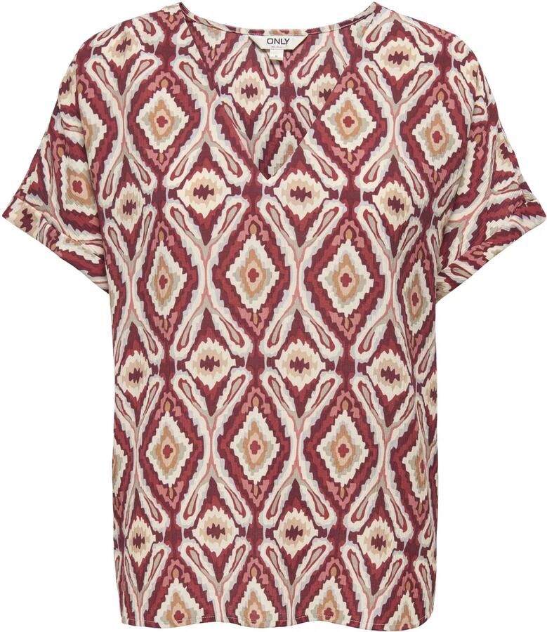 ONLY regular fit top met print meerkleurig - Foto 3
