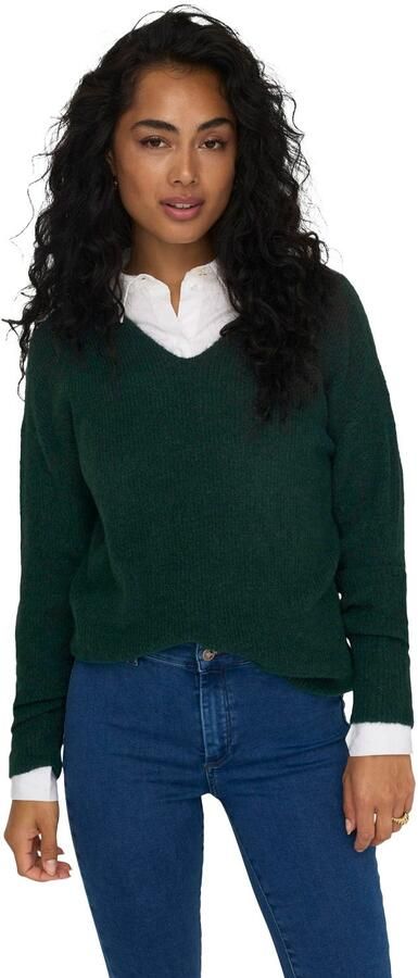 Only Regular fit gebreide pullover met V-hals model 'CAMILLA' - Foto 2