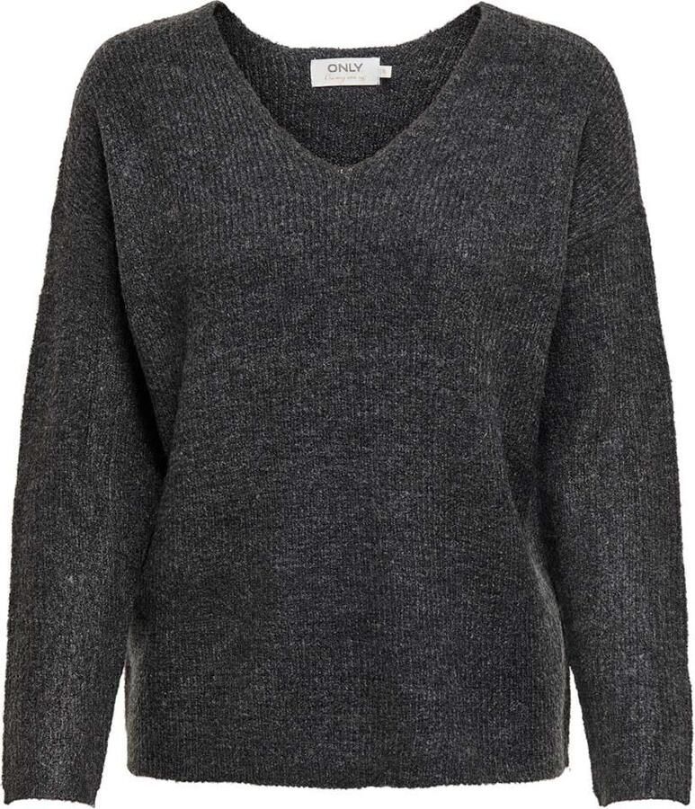 Only Regular fit gebreide pullover met V-hals model 'CAMILLA' - Foto 2