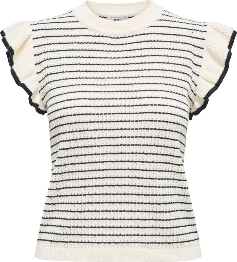 Jacqueline De Yong Carice Frill Pullover Knitted