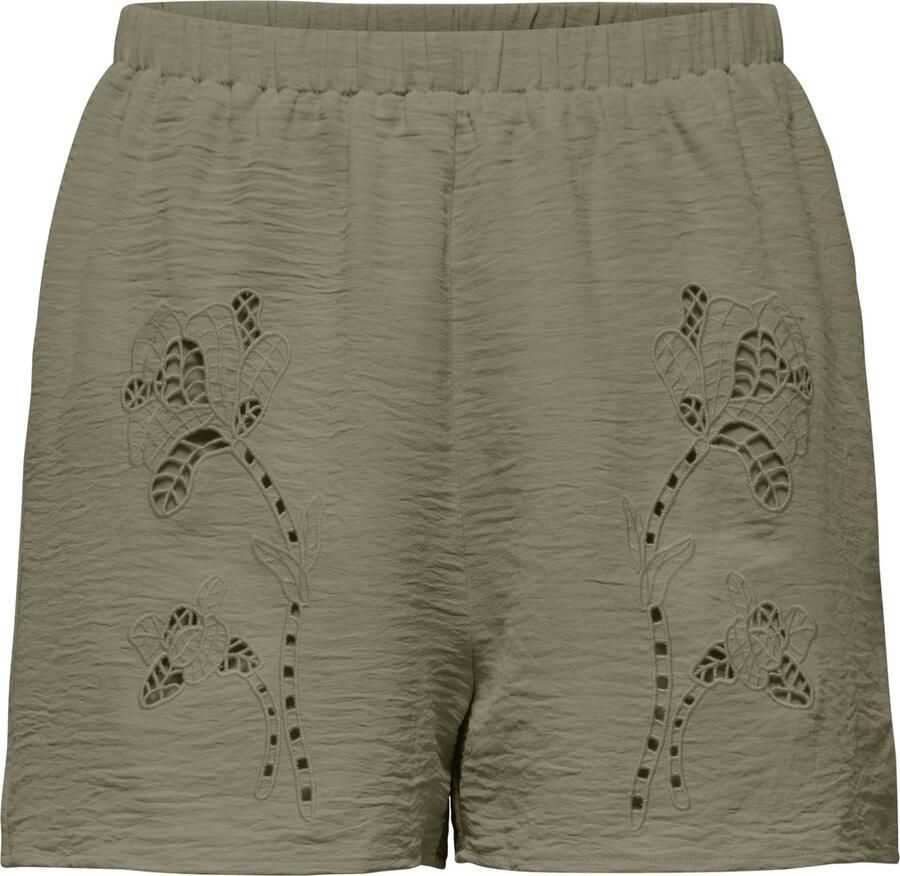 Only Evalou Mette Embroidery Shorts Dames